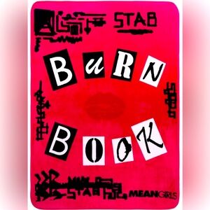 Throw Blanket Mean Girls Burn Book